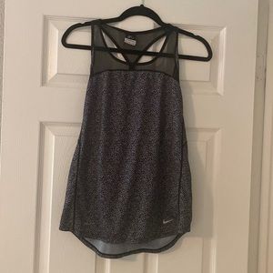 Nike Dri-fit leopard print work out top
